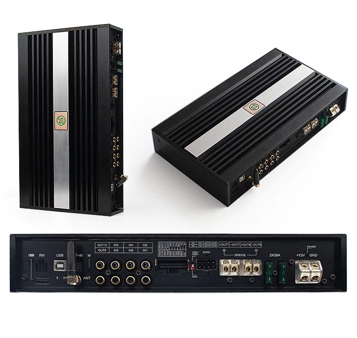 Amplificador digital 10 canales con Procesador DSP